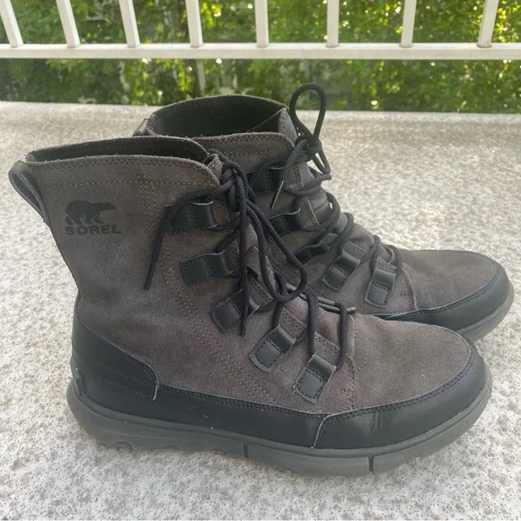 Sorel | Shoes | Sorel Gray And Black Laceup Boots Size 9  display picture 2